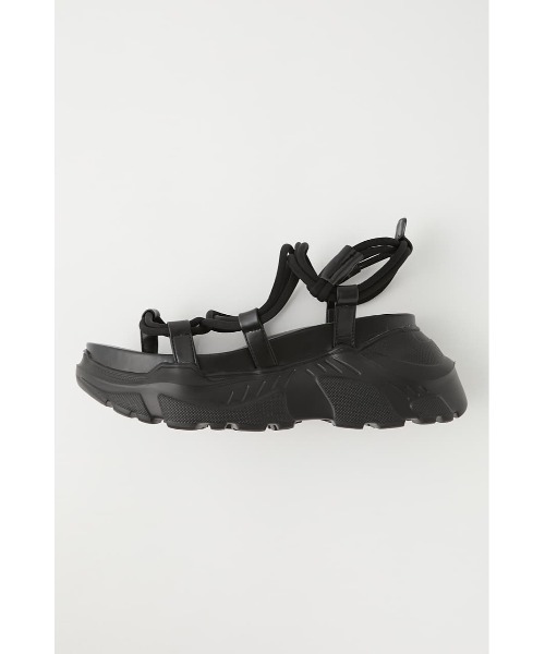 MOUSSY(マウジー)の「STRING DESIGN CHUNKY サンダル(サンダル・レディース・ライトカーキ/ブラック/ホワイト・SMALL/MEDIUM/LARGE)」の5枚目の写真