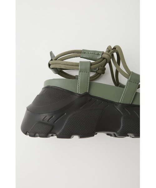 MOUSSY(マウジー)の「STRING DESIGN CHUNKY サンダル(サンダル・レディース・ライトカーキ/ブラック/ホワイト・SMALL/MEDIUM/LARGE)」の22枚目の写真