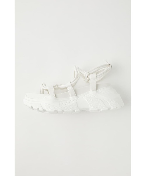 MOUSSY(マウジー)の「STRING DESIGN CHUNKY サンダル(サンダル・レディース・ライトカーキ/ブラック/ホワイト・SMALL/MEDIUM/LARGE)」の10枚目の写真