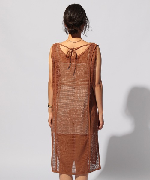 BAYFLOW（ベイフロー）の「2WAYメッシュワンピース（ワンピース・レディース・ブラウン/ブラック/アイボリー・FREE）」の17枚目の写真