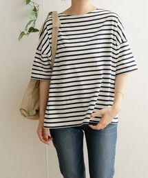 URBAN RESEARCH DOORS | オーガニックコットンボーダーTシャツ(Tシャツ/カットソー)