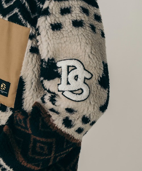 DOUBLE STANDARD CLOTHING（ダブルスタンダードクロージング）の「ジャガードボアラグランコート（その他アウター・レディース・ブラウン・FREE）」の11枚目の写真