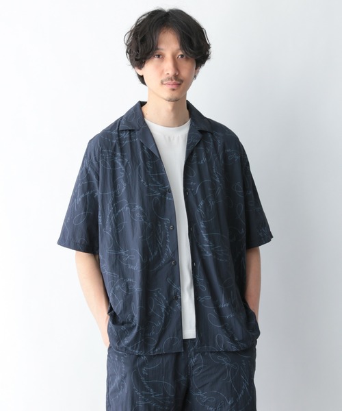 GLOBAL WORK(グローバルワーク)の「GW×VERONICA シャツ/948748(シャツ/ブラウス・メンズ・ネイビー/グリーン・MEDIUM/LARGE)」の8枚目の写真