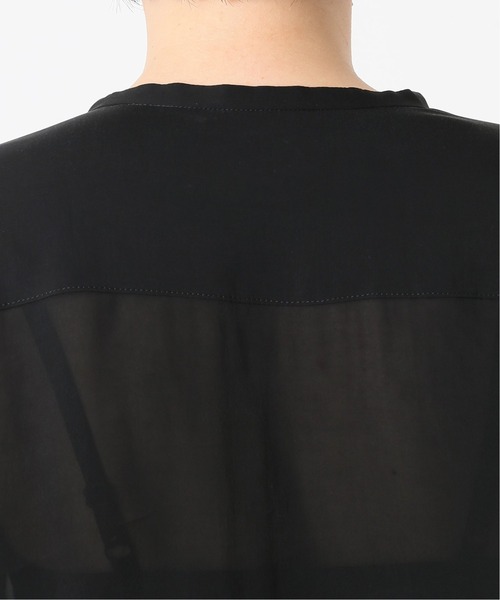 Spick & Span(スピックアンドスパン)の「#【RITO】キュプラフロントギャザーブラウス◆(シャツ/ブラウス・レディース・ベージュ/ブラック・36)」の20枚目の写真