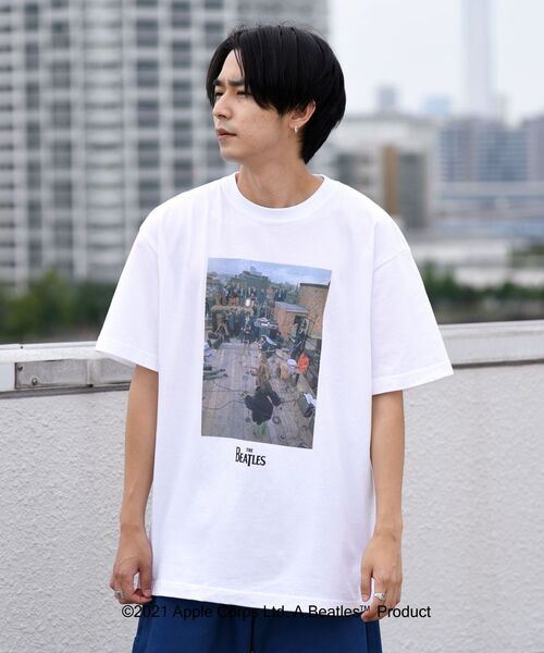 ビートルズ GET BACK Tシャツ 黒 S 正規品 未使用に近い The Beatles（ザビートルズ）の「【WEB限定】SHIPS: 〈THE