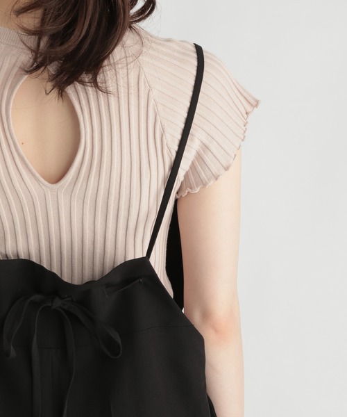 Andemiu（アンデミュウ）の「キャミサロペットパンツ216845（サロペット/オーバーオール・レディース・ブラック/ベージュ・FREE）」の17枚目の写真