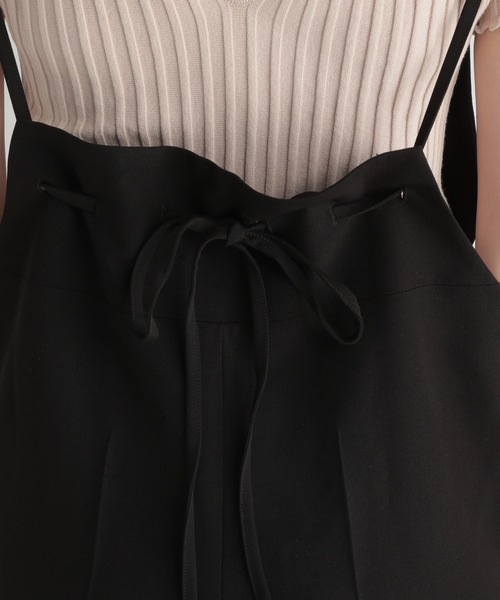 Andemiu（アンデミュウ）の「キャミサロペットパンツ216845（サロペット/オーバーオール・レディース・ブラック/ベージュ・FREE）」の18枚目の写真