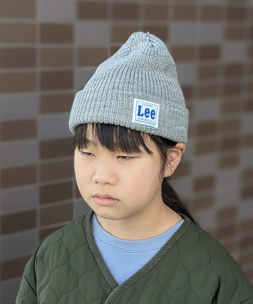 Lee（リー）の「Lee/リー キッズ　アクリル ニットワッチ（ニットキャップ/ビーニー・キッズ・ブラック/カーキ/イエロー/ワイン/グレー・FREE）」の21枚目の写真