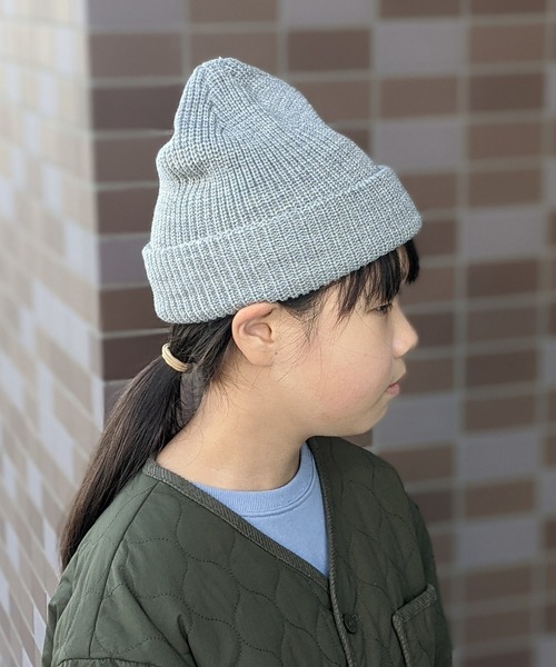 Lee（リー）の「Lee/リー キッズ　アクリル ニットワッチ（ニットキャップ/ビーニー・キッズ・ブラック/カーキ/イエロー/ワイン/グレー・FREE）」の20枚目の写真