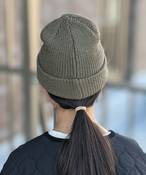 Lee（リー）の「Lee/リー キッズ　アクリル ニットワッチ（ニットキャップ/ビーニー・キッズ・ブラック/カーキ/イエロー/ワイン/グレー・FREE）」の17枚目の写真