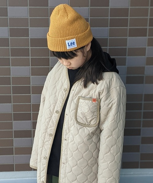 Lee（リー）の「Lee/リー キッズ　アクリル ニットワッチ（ニットキャップ/ビーニー・キッズ・ブラック/カーキ/イエロー/ワイン/グレー・FREE）」の15枚目の写真