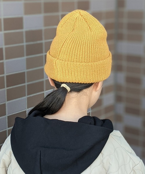 Lee（リー）の「Lee/リー キッズ　アクリル ニットワッチ（ニットキャップ/ビーニー・キッズ・ブラック/カーキ/イエロー/ワイン/グレー・FREE）」の13枚目の写真