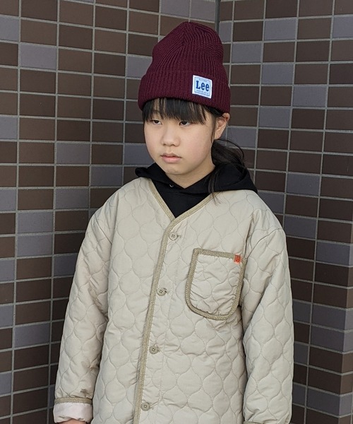 Lee（リー）の「Lee/リー キッズ　アクリル ニットワッチ（ニットキャップ/ビーニー・キッズ・ブラック/カーキ/イエロー/ワイン/グレー・FREE）」の11枚目の写真