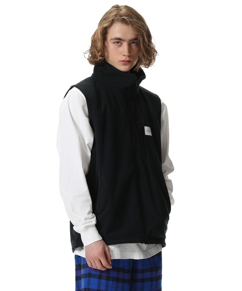 uniform experiment(ユニフォームエクスペリメント)の「POLARTEC WIND PRO FLEECE VEST(ベスト・メンズ・ブラック・4/2/3/1)」の5枚目の写真