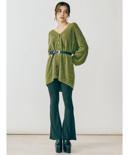 EVRIS（エヴリス）の「フェザーヤーンニットカーディガン（カーディガン/ボレロ・レディース・ブラック/カーキ/ボルドー・FREE）」の22枚目の写真