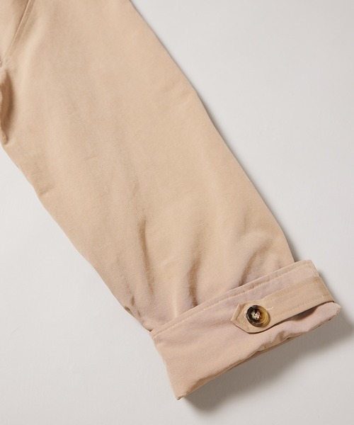 AIVER（アイバー）の「AIVER　ピーチ起毛2WAYラグラントレンチステンカラーコート（トレンチコート・メンズ・チャコールグレー/ブラック/ベージュ・MEDIUM/LARGE）」の20枚目の写真