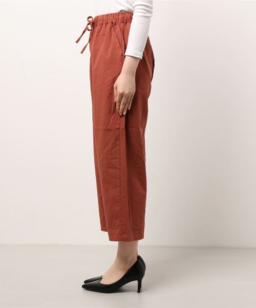 Samansa Mos2（サマンサ モスモス）の「ツイルカラーイージーパンツ（その他パンツ・レディース・ダークブラウン/レッド/グリーン/マスタード・ﾌﾘ-）」の5枚目の写真