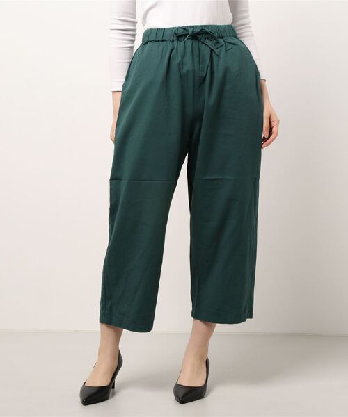 Samansa Mos2（サマンサ モスモス）の「ツイルカラーイージーパンツ（その他パンツ・レディース・ダークブラウン/レッド/グリーン/マスタード・ﾌﾘ-）」の9枚目の写真