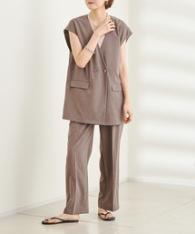 DouDou | 【WEB限定】ベスト＋パンツセットアップ(セットアップ)