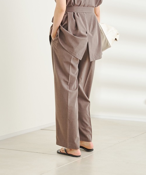 DouDou（ドゥドゥ）の「【WEB限定】ベスト＋パンツセットアップ（セットアップ・レディース・ブラック/ブラウン/ベージュ・FREE）」の21枚目の写真