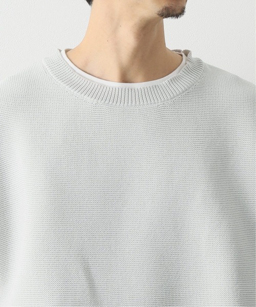 JOURNAL STANDARD relume(ジャーナルスタンダード レリューム)の「【ベスト+カットソーの2点SET】リサイクルポリエステル ニットベスト(ベスト・メンズ・グレー/パープル/ブラック・MEDIUM/LARGE)」の20枚目の写真