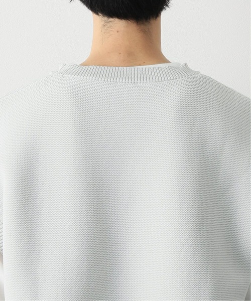 JOURNAL STANDARD relume(ジャーナルスタンダード レリューム)の「【ベスト+カットソーの2点SET】リサイクルポリエステル ニットベスト(ベスト・メンズ・グレー/パープル/ブラック・MEDIUM/LARGE)」の5枚目の写真