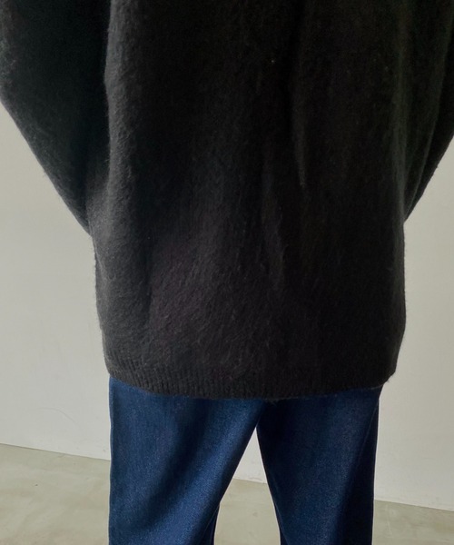 VACANCY（ヴァカンシー）の「シャギーモヘアライクBIGカーディガン（カーディガン/ボレロ・レディース・ブラック/ピンク/イエロー/ブルー/グリーン・FREE）」の9枚目の写真