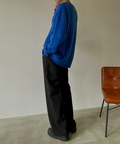 VACANCY（ヴァカンシー）の「シャギーモヘアライクBIGカーディガン（カーディガン/ボレロ・レディース・ブラック/ピンク/イエロー/ブルー/グリーン・FREE）」の13枚目の写真