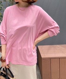 RIVE DROITE | オーバーサイズがラフな雰囲気　ハイゲージコットンロンTee(Tシャツ/カットソー)