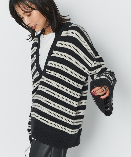 RIVE DROITE（リヴドロワ）の「ハイゲージコットンロンTee（Tシャツ/カットソー・レディース・オフホワイト/ブラック/ブルー系その他/ピンク・FREE）」の18枚目の写真