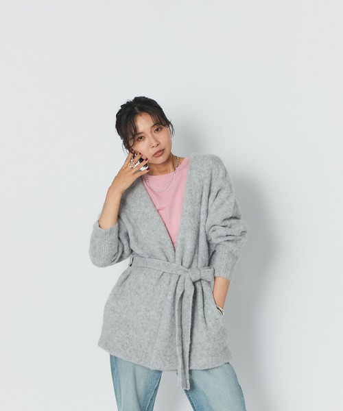 RIVE DROITE（リヴドロワ）の「ハイゲージコットンロンTee（Tシャツ/カットソー・レディース・オフホワイト/ブラック/ブルー系その他/ピンク・FREE）」の21枚目の写真