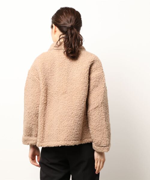 Clice de Paris（クリシェドゥパリス）の「K/モコモコジャケット（その他アウター・レディース・ベージュ・ONESIZE）」の3枚目の写真