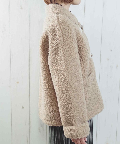 Clice de Paris（クリシェドゥパリス）の「K/モコモコジャケット（その他アウター・レディース・ベージュ・ONESIZE）」の11枚目の写真