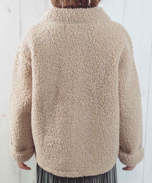 Clice de Paris（クリシェドゥパリス）の「K/モコモコジャケット（その他アウター・レディース・ベージュ・ONESIZE）」の10枚目の写真