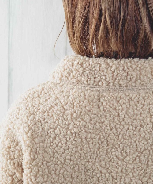Clice de Paris（クリシェドゥパリス）の「K/モコモコジャケット（その他アウター・レディース・ベージュ・ONESIZE）」の8枚目の写真