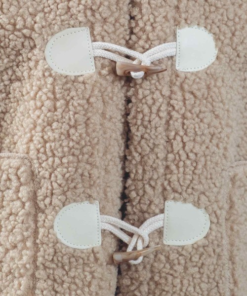 Clice de Paris（クリシェドゥパリス）の「K/モコモコジャケット（その他アウター・レディース・ベージュ・ONESIZE）」の7枚目の写真