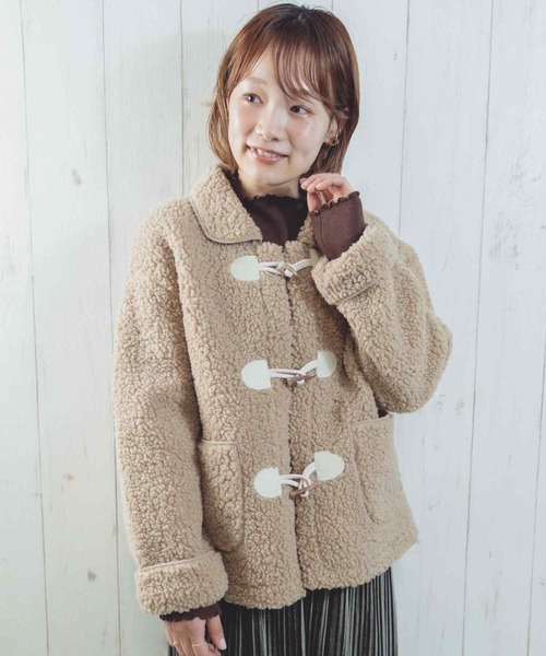 Clice de Paris（クリシェドゥパリス）の「K/モコモコジャケット（その他アウター・レディース・ベージュ・ONESIZE）」の19枚目の写真