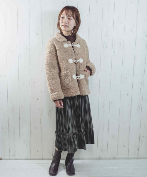 Clice de Paris（クリシェドゥパリス）の「K/モコモコジャケット（その他アウター・レディース・ベージュ・ONESIZE）」の18枚目の写真