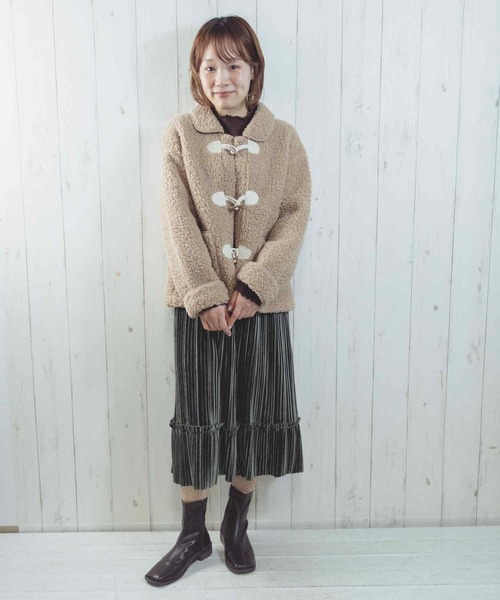 Clice de Paris（クリシェドゥパリス）の「K/モコモコジャケット（その他アウター・レディース・ベージュ・ONESIZE）」の16枚目の写真