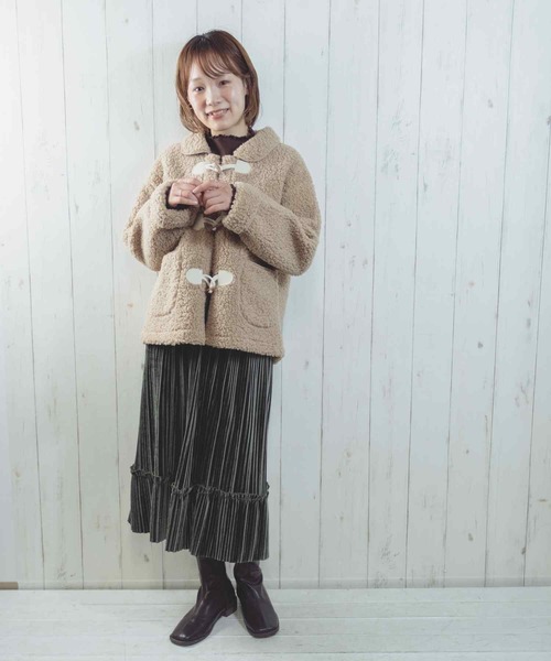 Clice de Paris（クリシェドゥパリス）の「K/モコモコジャケット（その他アウター・レディース・ベージュ・ONESIZE）」の15枚目の写真