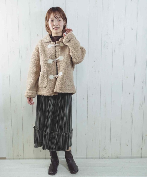 Clice de Paris（クリシェドゥパリス）の「K/モコモコジャケット（その他アウター・レディース・ベージュ・ONESIZE）」の14枚目の写真