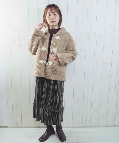 Clice de Paris（クリシェドゥパリス）の「K/モコモコジャケット（その他アウター・レディース・ベージュ・ONESIZE）」の13枚目の写真