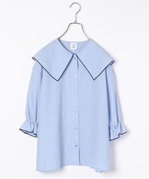 【AND YUA ANY】パイピングセーラーブラウス/959198