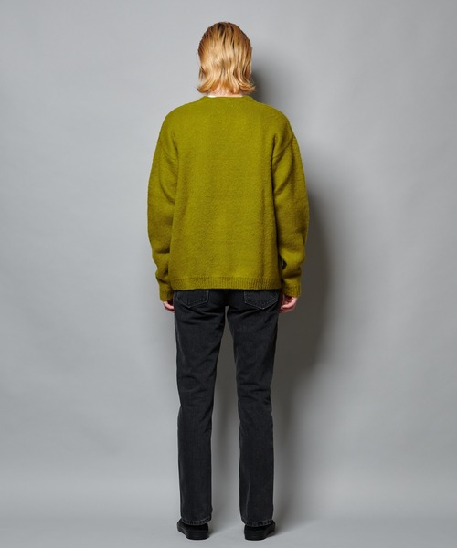 PENNEYS(ぺニーズ)の「【PENNEYS/ぺニーズ】THE FOX 1 POINT LOGO SHGGY CARDUGAN/別注モヘアタッチシャギーニットカーディガン(カーディガン/ボレロ・メンズ・ブラック/ネイビー/グリーン/ブラウン・MEDIUM/LARGE)」の13枚目の写真