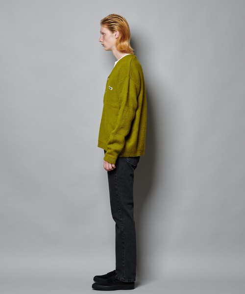 PENNEYS(ぺニーズ)の「【PENNEYS/ぺニーズ】THE FOX 1 POINT LOGO SHGGY CARDUGAN/別注モヘアタッチシャギーニットカーディガン(カーディガン/ボレロ・メンズ・ブラック/ネイビー/グリーン/ブラウン・MEDIUM/LARGE)」の11枚目の写真