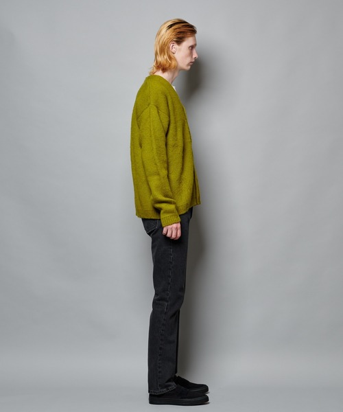 PENNEYS(ぺニーズ)の「【PENNEYS/ぺニーズ】THE FOX 1 POINT LOGO SHGGY CARDUGAN/別注モヘアタッチシャギーニットカーディガン(カーディガン/ボレロ・メンズ・ブラック/ネイビー/グリーン/ブラウン・MEDIUM/LARGE)」の12枚目の写真