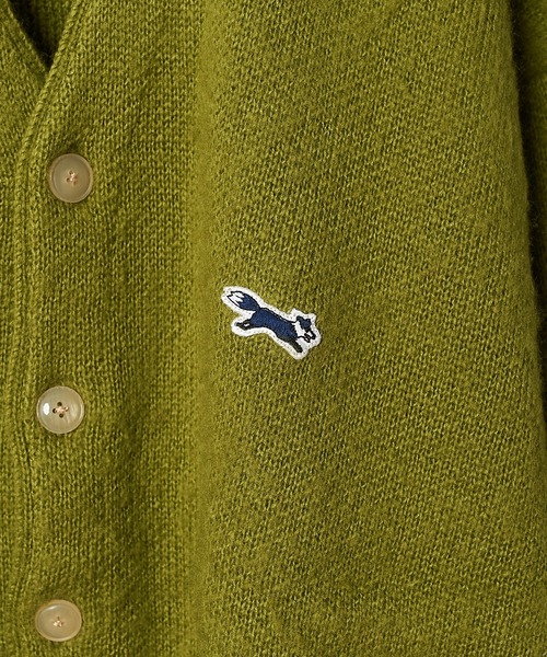 PENNEYS(ぺニーズ)の「【PENNEYS/ぺニーズ】THE FOX 1 POINT LOGO SHGGY CARDUGAN/別注モヘアタッチシャギーニットカーディガン(カーディガン/ボレロ・メンズ・ブラック/ネイビー/グリーン/ブラウン・MEDIUM/LARGE)」の7枚目の写真