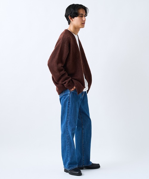 PENNEYS(ぺニーズ)の「【PENNEYS/ぺニーズ】THE FOX 1 POINT LOGO SHGGY CARDUGAN/別注モヘアタッチシャギーニットカーディガン(カーディガン/ボレロ・メンズ・ブラック/ネイビー/グリーン/ブラウン・MEDIUM/LARGE)」の21枚目の写真