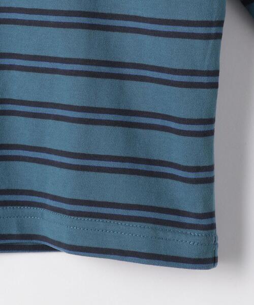 green label relaxing（グリーンレーベルリラクシング）の「＜green label relaxing＞コンフィヤーン ピーチボーダー クルーネック カットソー（Tシャツ/カットソー・メンズ・ブラック/ホワイト/コバルトブルー・S/XL/L/M）」の18枚目の写真