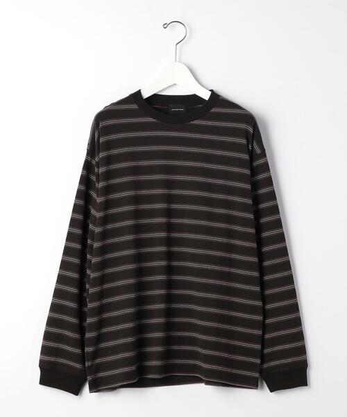 green label relaxing（グリーンレーベルリラクシング）の「＜green label relaxing＞コンフィヤーン ピーチボーダー クルーネック カットソー（Tシャツ/カットソー・メンズ・ブラック/ホワイト/コバルトブルー・S/XL/L/M）」の15枚目の写真